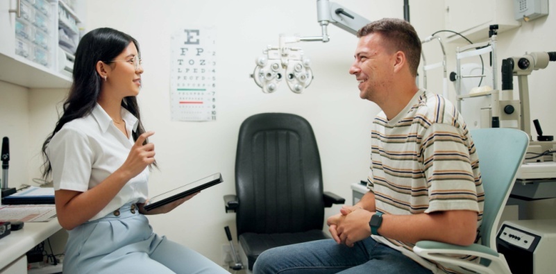 Contact lens aftercare appointments