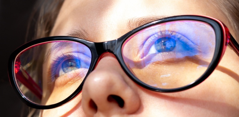 Try specialist blue light glasses