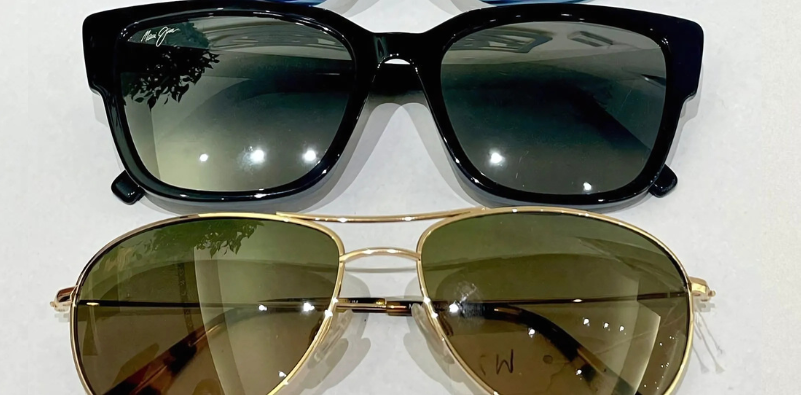 Two pairs of Maui Jim sunglasses